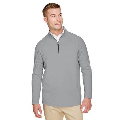 Devon and Jones® Men's CrownLux Performance® Quarter-Zip Pullover Sweater